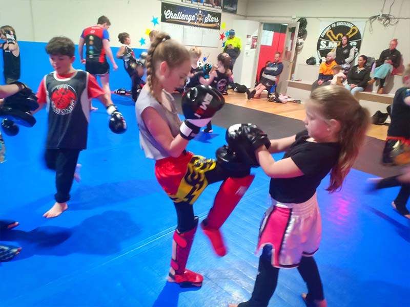 Kids kickboxing classes in Somerville